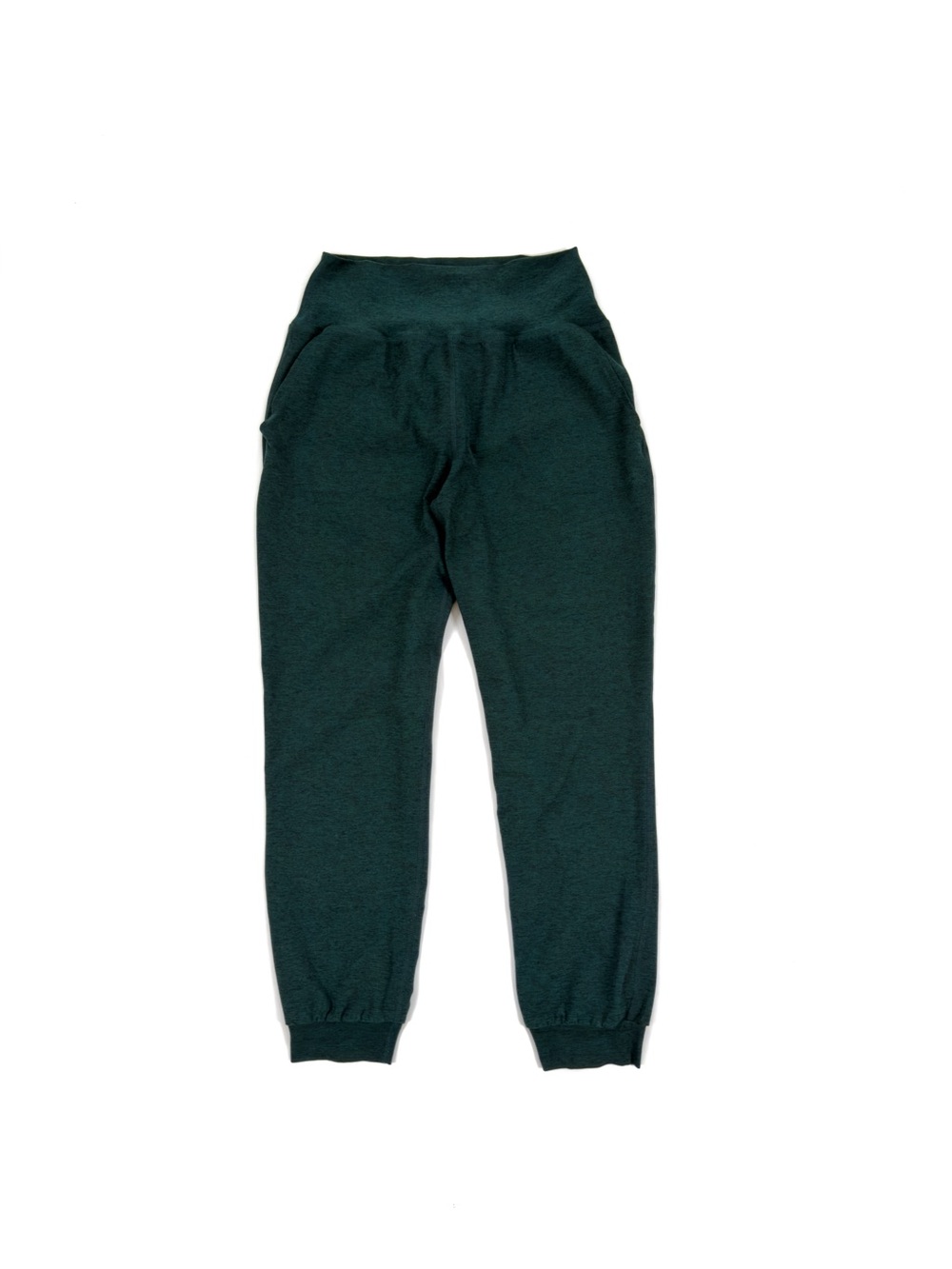 Beyond Yoga Spacedye Midi Jogger Pants Womens S Dark Spruce Green Heather